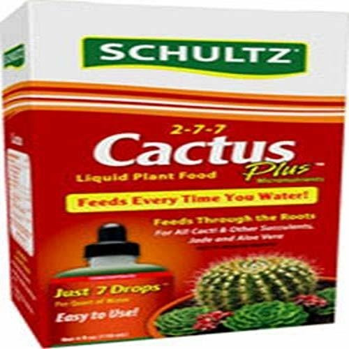 Schultz Cactus Plus Liquid Planta De Alimentos 2-7-7, 4 Oz
