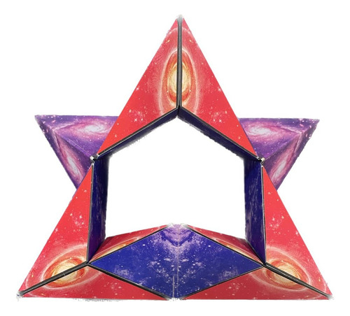 Cubo Mágico Shape Shifting Galaxy Infinito Magnético Estrutura Colorido