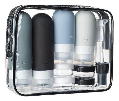 16 Piece Botellas De Viaje,botella De Viaje De Silicona