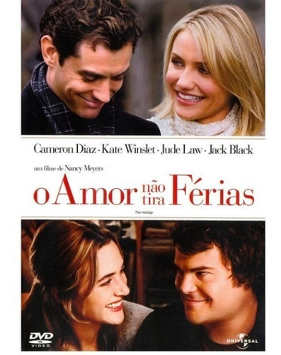 Dvd O Amor Não Tira Férias - Cameron Diaz - Lacrado Original