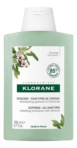 Shampoo Klorane Almendra 200 Ml