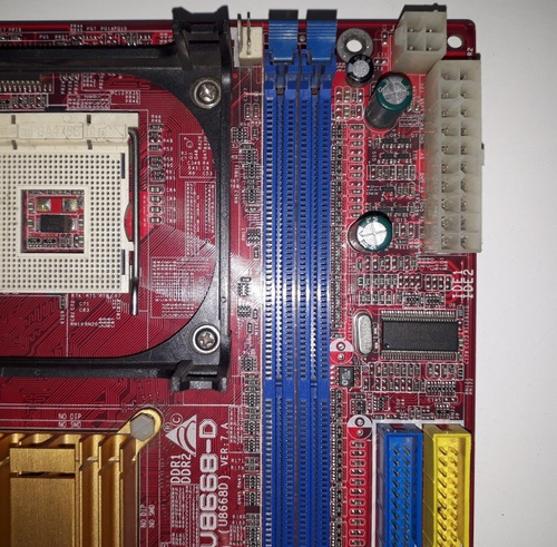 Motherboard Biostar U8668-d Ver 7.a Se Prende Solo