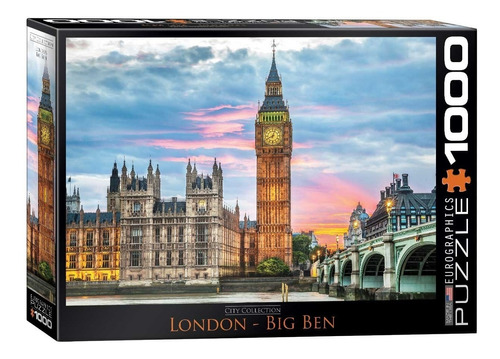 Puzzle 1000 Piezas  London Big Ben - Eurographics