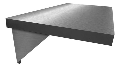Imagem 3 de 7 de Prateleira De Parede Para Quarto Design Sofisticado Inox