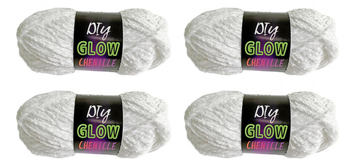 4x Hilo Que En La Oscuridad Hilo De Crochet Hilo Luminoso