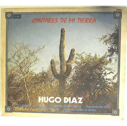 Hugo Diaz - Cantares De Mi Tierra Vinilo 