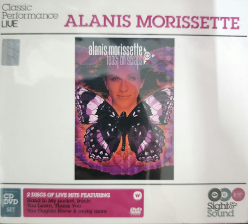 Cd Alanis Morissette - Classic Performance Live - Cd Y Dvd