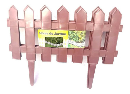 Kit 12 Cercas Decorativas Para Jardim Inglês 4,8 M X 19 Cm