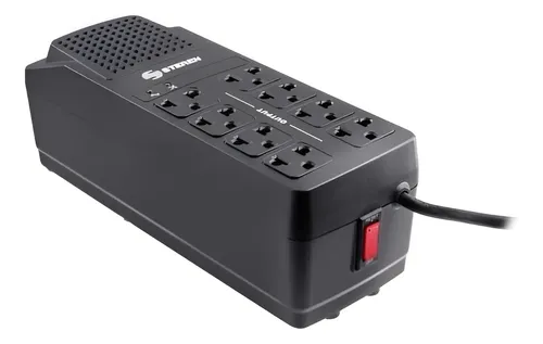 Regulador Electrico De Voltaje 1000 Watts 8 Contactos Steren