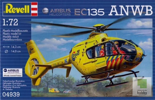 Revell Airbus Helicopters Ec135 Anwb 4939 1/72 Rdelhobby Mza