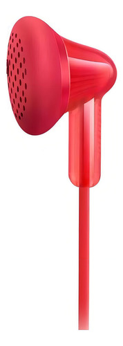 Philips SHE3010rd - Conector para auriculares (3,5 mm), color rojo