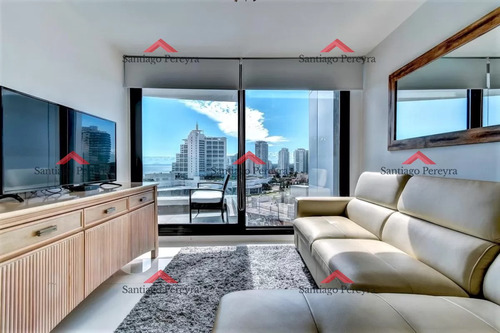 Venta Y Alquiler Temporal De Apartamento De Dos Dormitorios En Edificio Art Tower, La Pastora, Punta Del Este