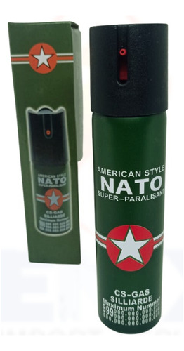 Gas Pimienta Spray 110ml Defensa Personal Protección Verde