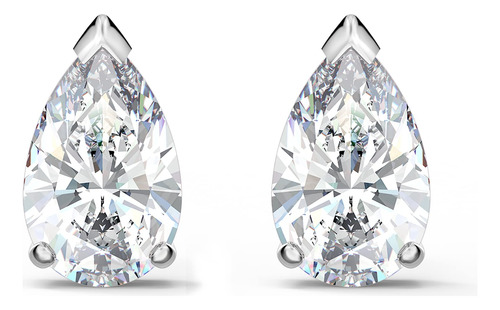 Swarovski Attract Pear Shaped Stud Pierced Earrings With Cl.