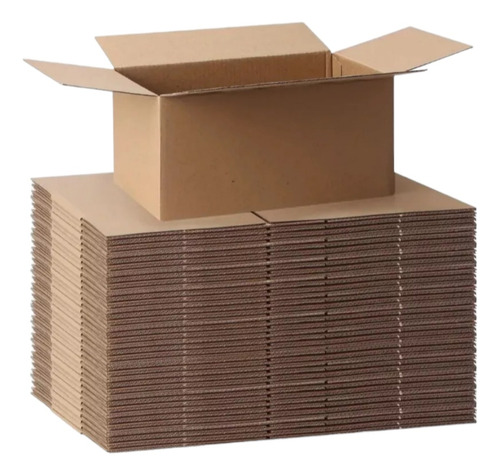 10 Cajas De Cartón Para Mudanzas Embalaje Trasteos 55x35x35