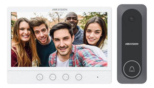 Kit De Videoportero Con Pantalla Lcd A Color De 7  4hilos 