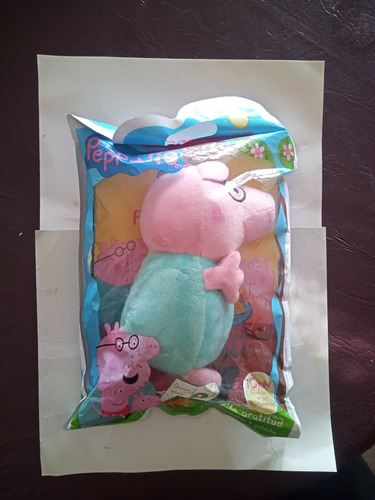 Revista Coleccion Peluches Peppa Pig, Papa Cerdito Clarin