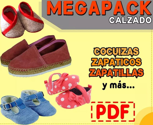 Megapack Patrones Costura Pdf Cocuizas Y Zapaticos Niños/as