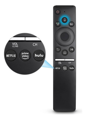 Control Remoto Con Mando De Voz Para Samsung Smart Tv Plano