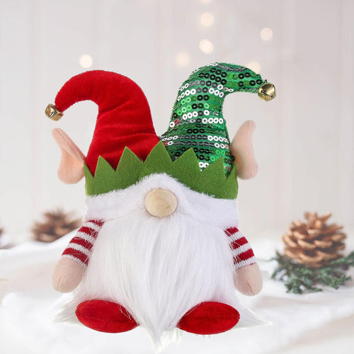 Sd Figura De Gnomo De Navidad Hecha A Mano, Regalo Para Un