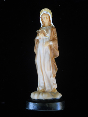 Virgen De La Dulce Espera Imagen Irrompible 21cm Pvc