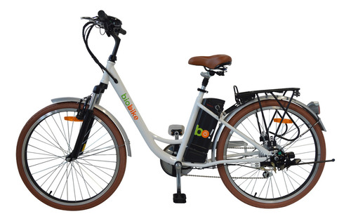 Bicicleta Elétrica Biobike Style Basic Aro 26'' | Cor Branco