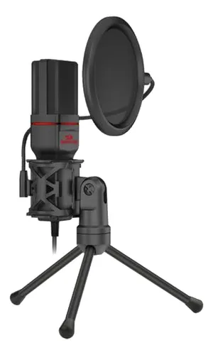 Microfone Gamer Streamer Redragon Seyfert Tripé 3.5mm Gm100