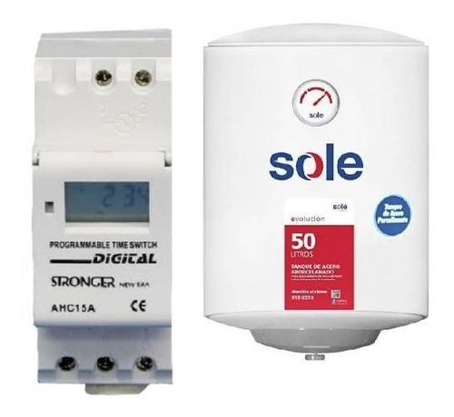 Timer Digital Para Terma,incluye Materiales.