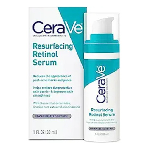 Cerave Resurfacing Retinol Serum Para Marcas De Acné 30ml