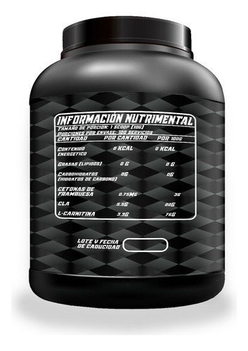 Cla + Carnitina Wolf Suplements 1kg Pre Entreno 100servicios Naranja