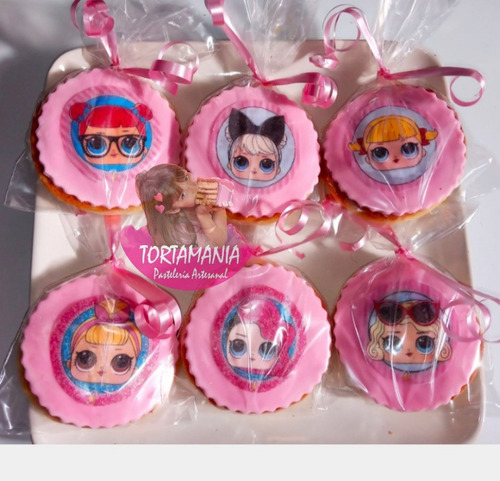 Galletas Personalizadas En Fondant Y Lámina, $ X 10 Unidades