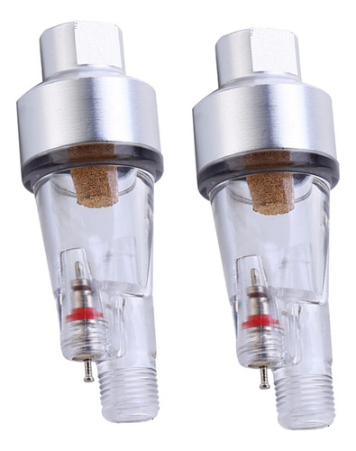 2 Piezas De Aerógrafo En Línea Filtro De Agua Separador