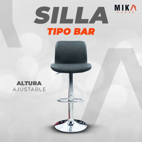 Silla Estilo Bar Altura Ajustable - Sky - Mlm-variado