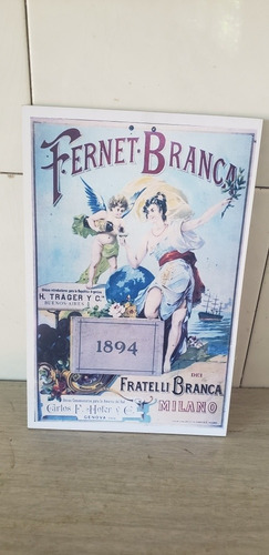 Fernet Branca Postal 1894 Reproduccion Aniversario 