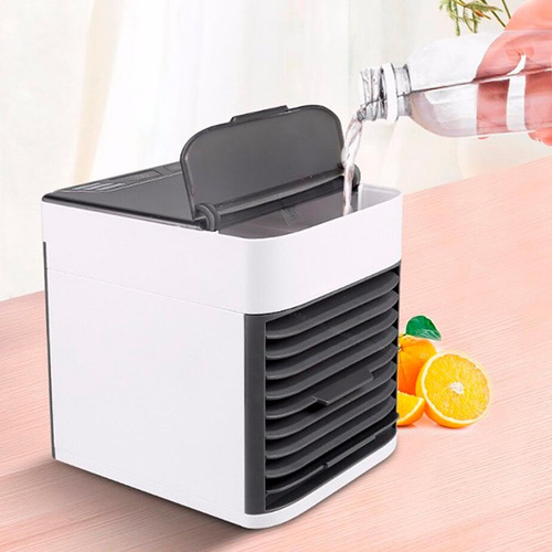 Ar Condicionado Portátil Mini Usb Luz Led Ideal Refrescar O