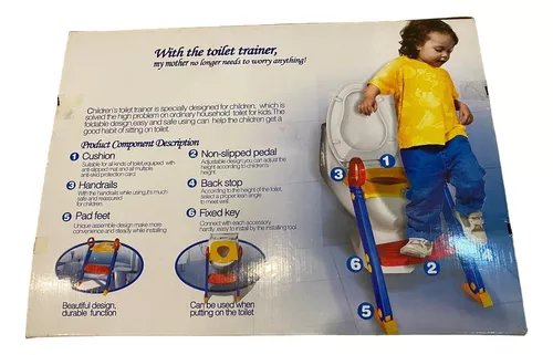 ADAPTADOR DE INODORO CON ESCALERA PARA NIÑOS – Pampitos Colombia