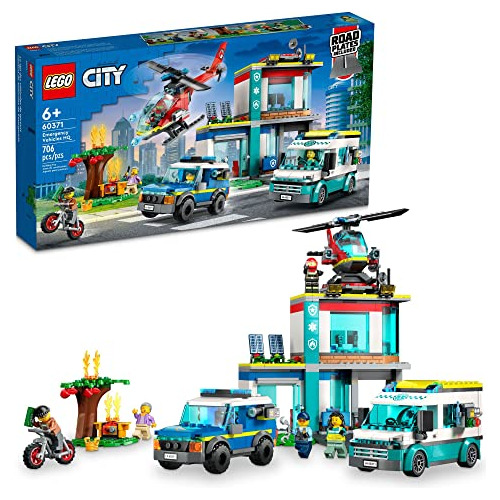 Vehículos De Emergencia Lego City Hq 60371, Fire Rescue Heli