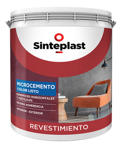 Recuplast Base Microcemento Sinteplast X 25kgs Fino/grueso