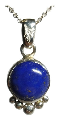 Dije De Lapislazuli Con Plata 925