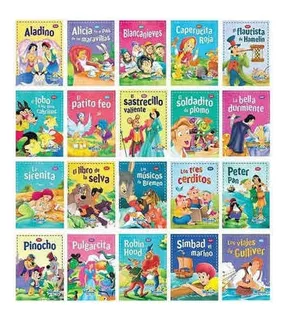 Paquete 20 Cuentos Clásicos - Libros Cuentos Infantiles