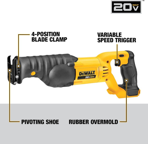 Sierra Recíproca Dewalt Dcs380b Inalámbrica 20v Max