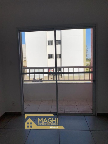 Imagem 2 de 10 de Locação - Apartamento 02 Dormitórios Com 51 M² No Condomínio Residencial Brasil Salto Sp - Ap00048 - 69335166