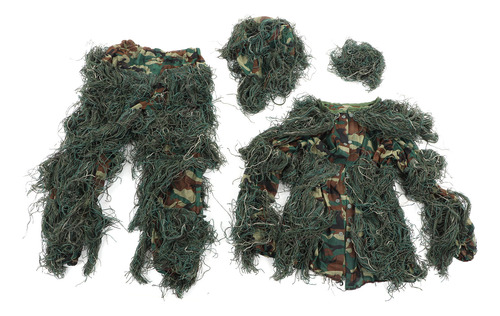 Camouflage Apparel Ghillie Suit 5 En 1, Trajes De Camuflaje