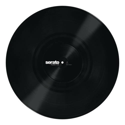 Timecode Serato 12p Preto (par) Control Vinyl Disco Serato
