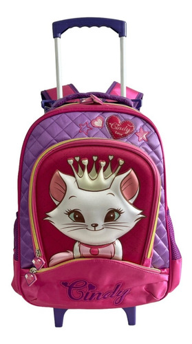 Mochila Infantil Cindy Love Com Rodinhas Luxcel