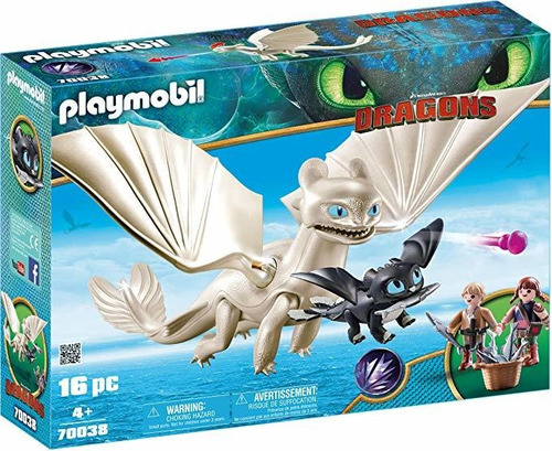 Playmobil Cómo Entrenar A Tu Dragón Furia Luz Iii Con Dragón
