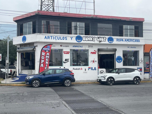 Venta De Local En Escobedo, N.l. En Esquina Edificio Completo Incluye Renta De Anuncio Panoramico