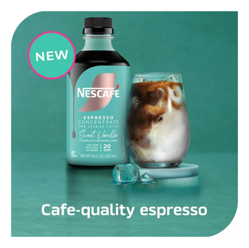 Nescafe Concentrado De Espresso Vainilla Dulce Insta 300ml
