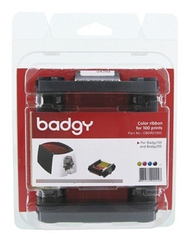 2 Pak Kit 1 Cinta Badgy Color 100/200, 100 Imp+100tarjts Pvc