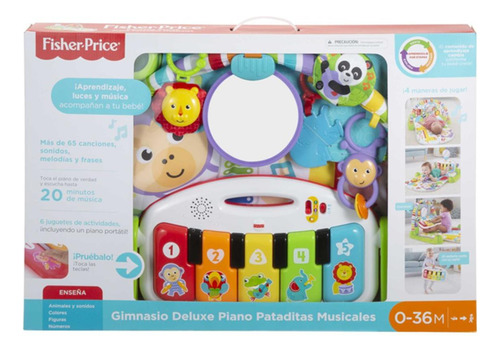 Gimnasio Fisher Price Piano Pataditas Musicales Deluxe Fwt21